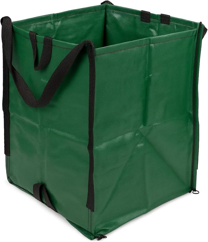 DURASACK Heavy Duty Home and Yard Bags, Green, 3 Pack