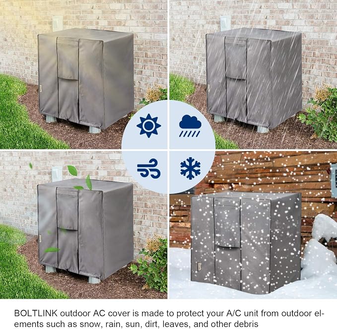 Air Conditioner Covers for Outside Units, AC Unit Covers Outdoor Fits up to 30 x 30 x 32 inches