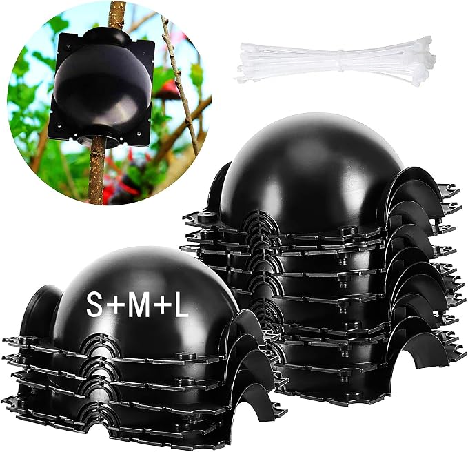 9PCS Plant Propagation Stations Air Layering Pods, Rapid Root Plugs Air Layering Propagation Kit Grafting Kit Plant Propagations Ball Root Starter for Plants Cuttings Grafting Tool