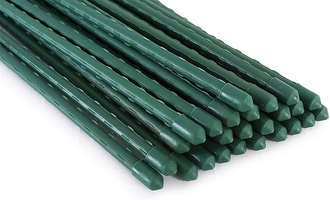 Garden Stakes 30 Inches Steel Plant Stakes Tomato Stakes Pack of 25