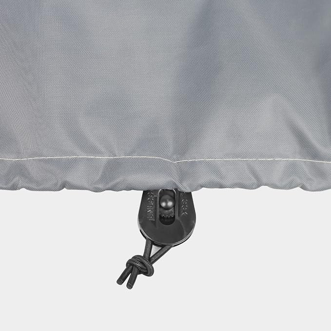 Patio Deck Box Cover Waterproof Outdoor Rectangular Storage Bench Cover 62L x 30W x 26H inch