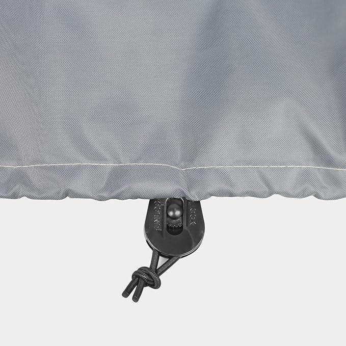 Patio Deck Box Cover Waterproof Outdoor Rectangular Storage Bench Cover 52L x 28W x 26H inch