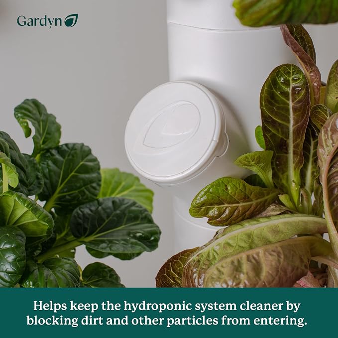 Gardyn Pod Caps - 10 Pack for Hydroponics Growing Systems | Use with all Gardyn vertical indoor garden kits, solution for a cleaner garden when growing fewer than 30 plants