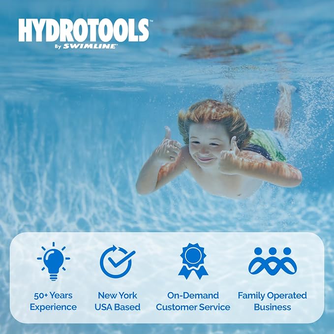 SWIMLINE HYDROTOOLS Variable Speed Swimming Pool Pump For Inground & Above Ground Pools | 1.5 HP, 6660 GPH Self Priming Filter Pumps | 230 V, LED Control Panel, 2-4 Flow Speeds, Strainer Basket, DOE | Variable-speed Self-priming Pump, 1.5 HP, 6, 660 GP...