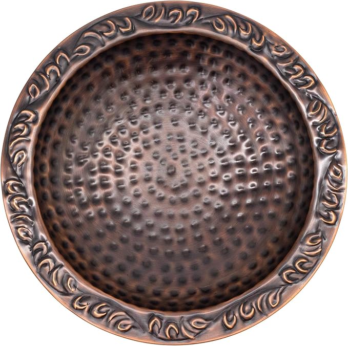 Good Directions Bronze Finish Bird Bath on Garden Pole 13"