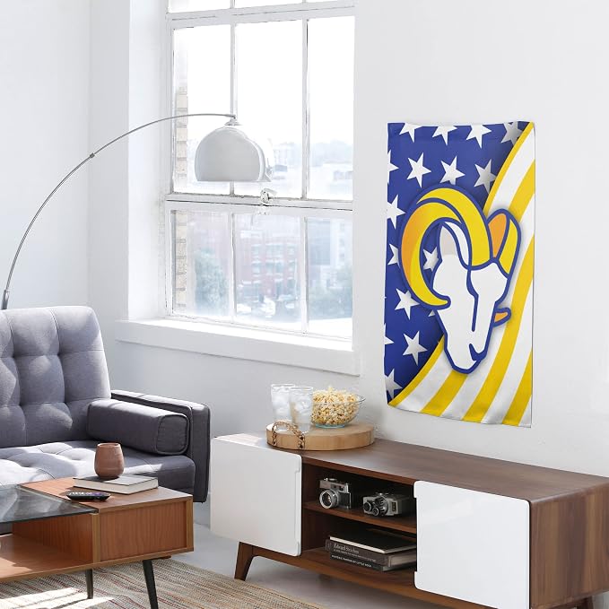 NFL Double Sided Team Logo Vertical Flag (40" x 28")