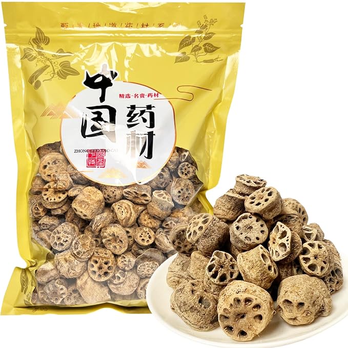 Ou Jie - Dried Lotus Rhizome Node- 17.64oz/500gPure Natural Chinese Herbal Medicine - 藕节for Herbal Tea Ingredient, (Lotus Rhizome Node)