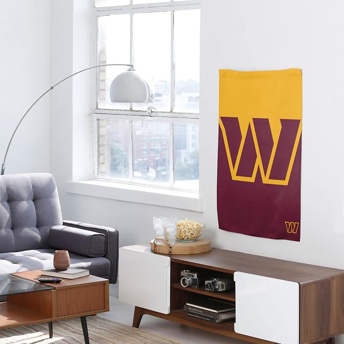 NFL Double Sided Team Logo Vertical Flag (40" x 28")
