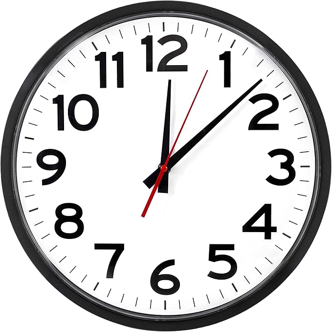 Ultimate Wall Clock |14 Inch | Modern | Atomic | Analog | Home | Office | School | Gym | Indoor | Outdoor | Sets Automatically | Unbranded | Classic | Battery Operated | Modern Décor
