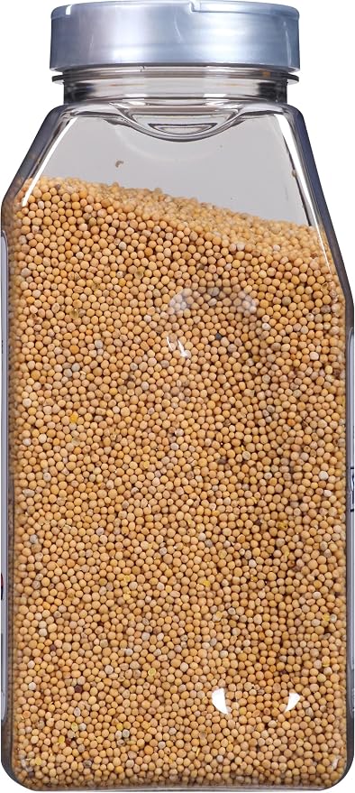 McCormick Culinary Whole Yellow Mustard Seed, 22 oz - One 22 Ounce Container of Yellow Mustard Seeds, Perfect for Pickling, House-Made Rubs and Dips