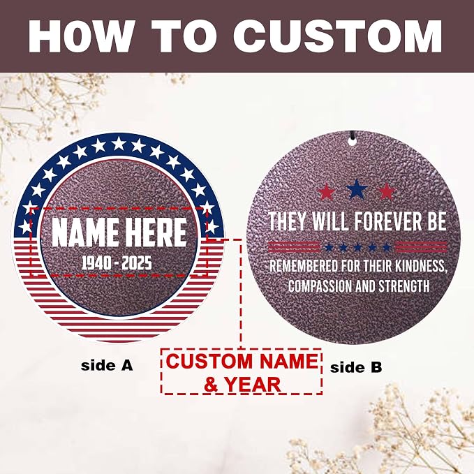 ASTARIN Personalized Wind Chimes for Memorial US Veteran, Deep Tone Wind Chimes for Loss of Loved One Brothers Sisters, Thank You Veteran Solider,Produced in Texas
