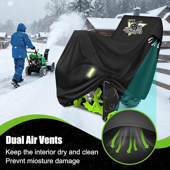 800D Snow Blower Cover, Snowblower Covers Waterproof Outdoor fits Ariens, Cub Cadet, Honda, EGO, Toro, Snow Joe