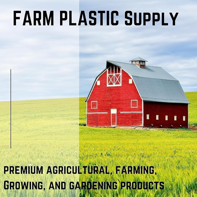 Farm Plastic Supply - 100% Biodegradable Erosion Control Blanket - Straw/Coconut Straw Garden and Landscape Cover, Straw Blanket, Erosion Control (5' x 112.5')