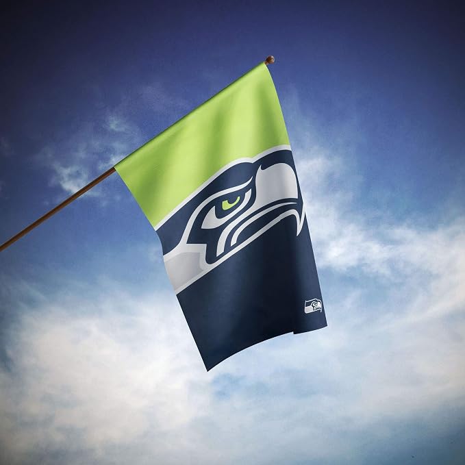 NFL Double Sided Team Logo Vertical Flag (40" x 28")