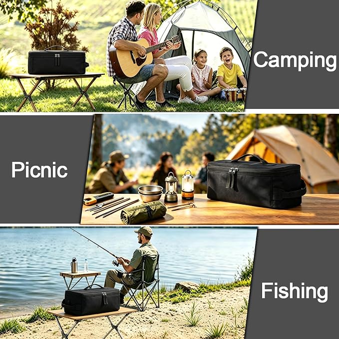 6L Camping Storage Bag, Tactical Camping Storage Bag | 600D is durable, waterproof, Suitable for camping, traveling, picnicking