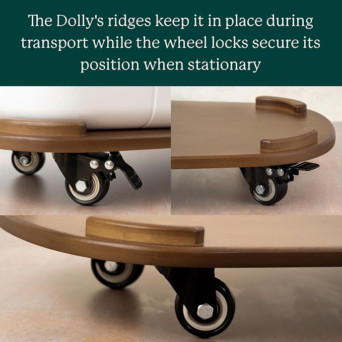 Gardyn Home Dolly - Mobile Rolling Cart for Hydroponics System | For hydroponics growing system kit & indoor garden tower, move systems while protecting floors from water & scratches