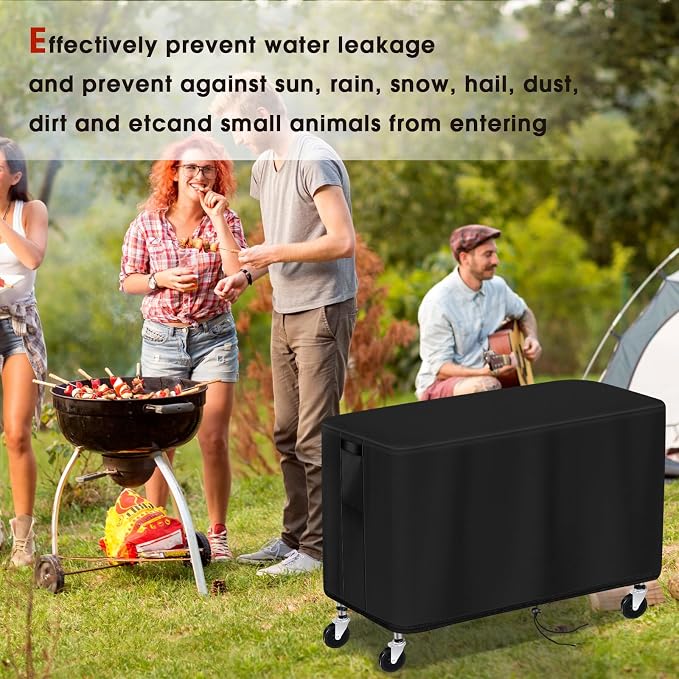 Prep Table Cover, Service Cart Cover for WEN 73009 500-Pound Service Utility Cart Waterproof Rolling Tool Carts Grill Table Covers - 42"Lx17"Wx31"H