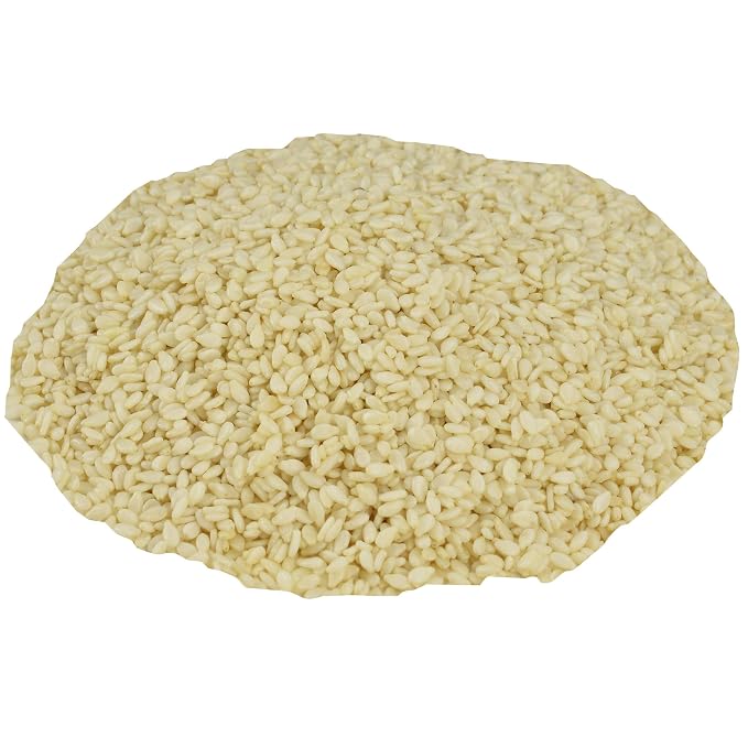 McCormick Culinary Whole Sesame Seed, 16 oz - One 16 Ounce Container of Hulled Whole White Sesame Seeds Perfect for Noodle Dishes, Sushi, Stir-Fries and Coating for Meat and Fish, (Pack of 3)