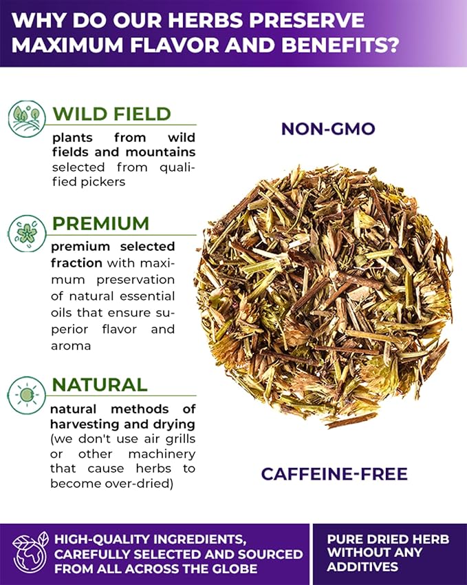 50 Bags Hyssop Dried Herb Hyssop Tea Herbal (Hyssópus Officinális) - 50 Count 1.5 g Tea Bag Herb Hyssops Hissop Hysopp Hisopo