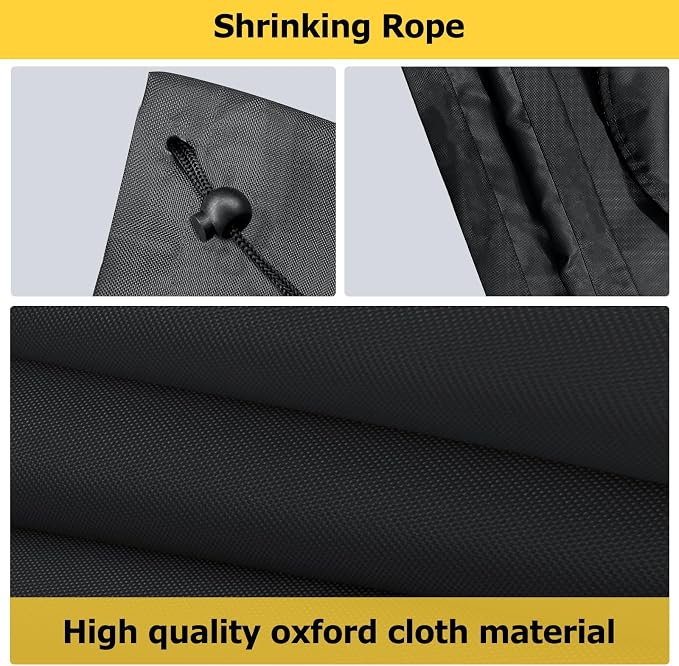 AKEfit Trimmer Engine Cover Weed Eater Covers Fits Weed Eater Edger Pole Saw Brush Cutters and Hedge Heavy Duty Waterproof Cover 3-Piece Set Black