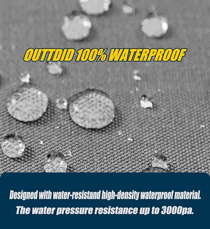 Snow Blower Cover Waterproof Outdoor 600D Heavy Duty Snow Blower Covers for Snowblower Protection, Fit for EGO, Honda, Ryobi, Cub Cadet, Ariens, Troy Bilt, Snow Joe, Toro and PowerSmart