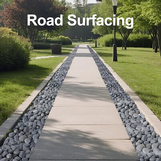 40 lbs Rocks for Outdoor Landscaping, 2"-3" Aquarium Rocks for Fish Tank, Natural Decorative Garden Stone for Plants, Flower Pots, Vase, Walkways, Yard