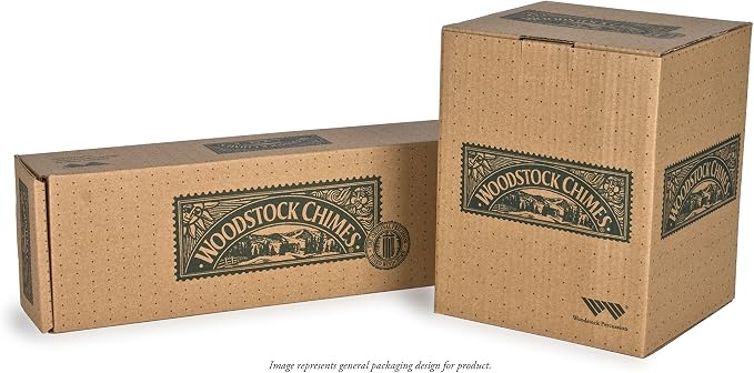 Woodstock Chimes Signature Collection, Bells of Paradise, Antique Silver 32", Decor Designs Wind Chimes for Outdoor, Patio, Home or Garden Décor (BPMAS)