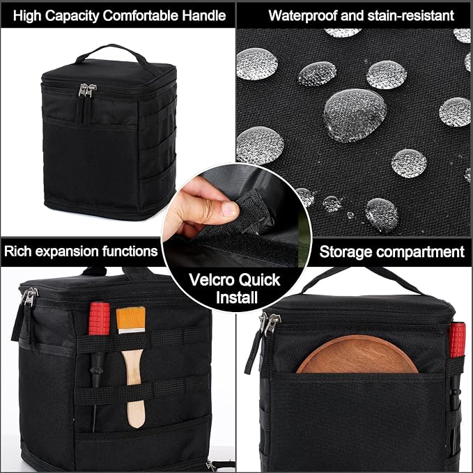 11L Camping Storage Bag, Tactical Camping Storage Bag | 600D is durable, waterproof, Suitable for camping, traveling, picnicking