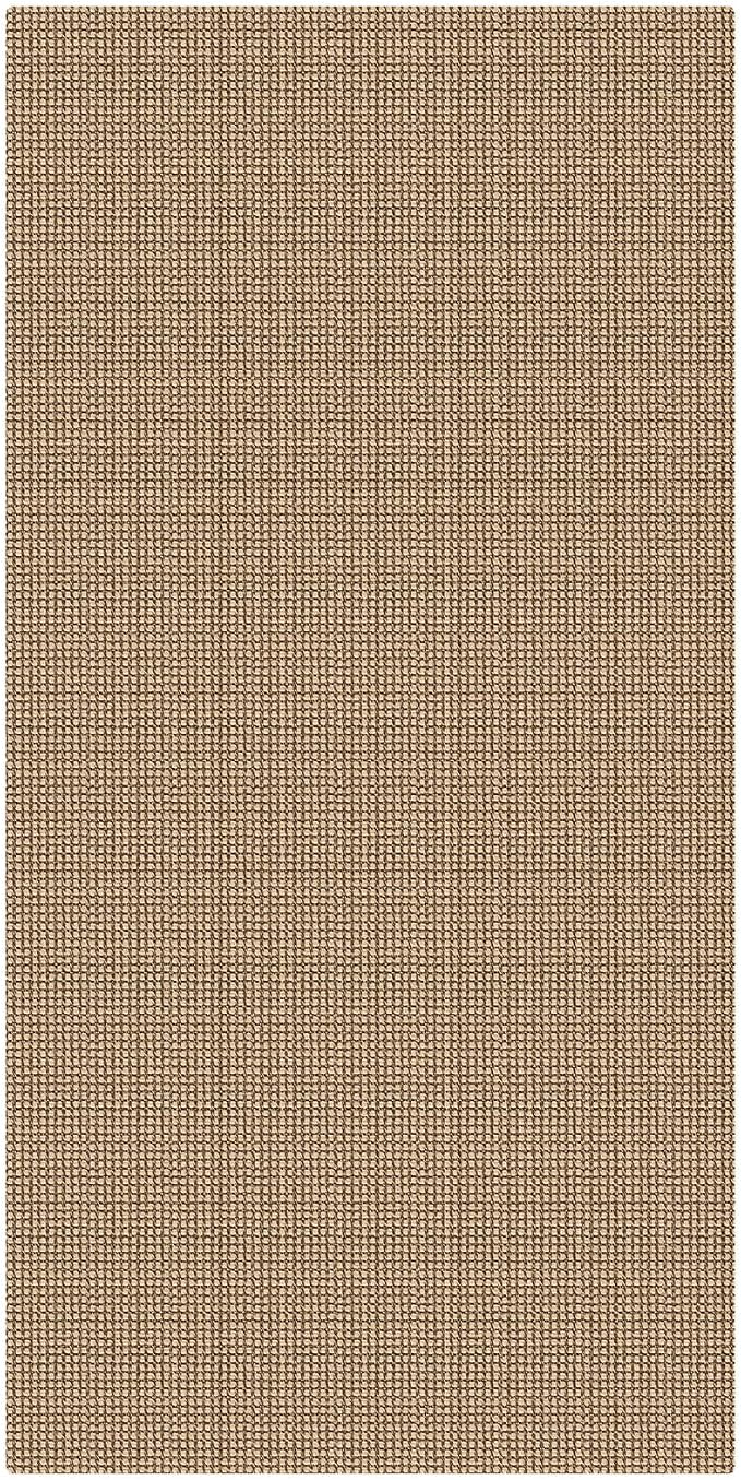 KOZYFLY 3x6 Washable Runner Rug, Non Slip Wide Runners for Hallway, Woven Large Entryway Runners, Braided Floor Carpet Runner for Entry, Kitchen, Bedside, Hall, Orange Beige/Tan/Brown