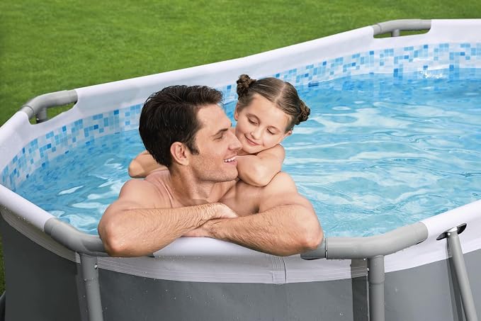 Bestway Power Steel™ Oval Above Ground Pool 305 x 200 cm