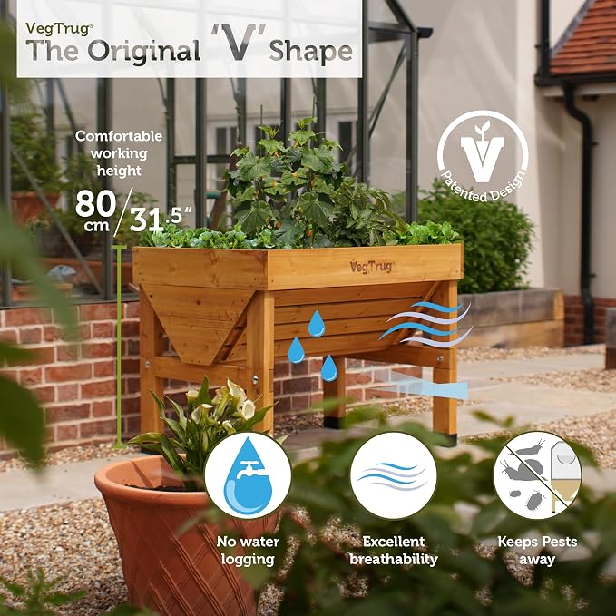 VegTrug® Raised Bed Classic Small 1m, Natural