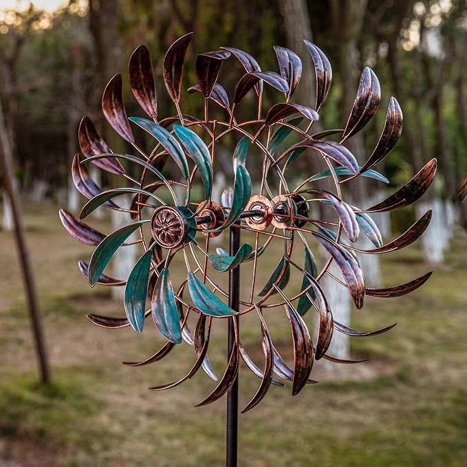 Stargarden Wind Spinners Outdoor, Metal Large Wind Sculptures | 360 Degrees Kinetic Wind Sculptures& Spinners Yard Art Outdoor Garden Decor