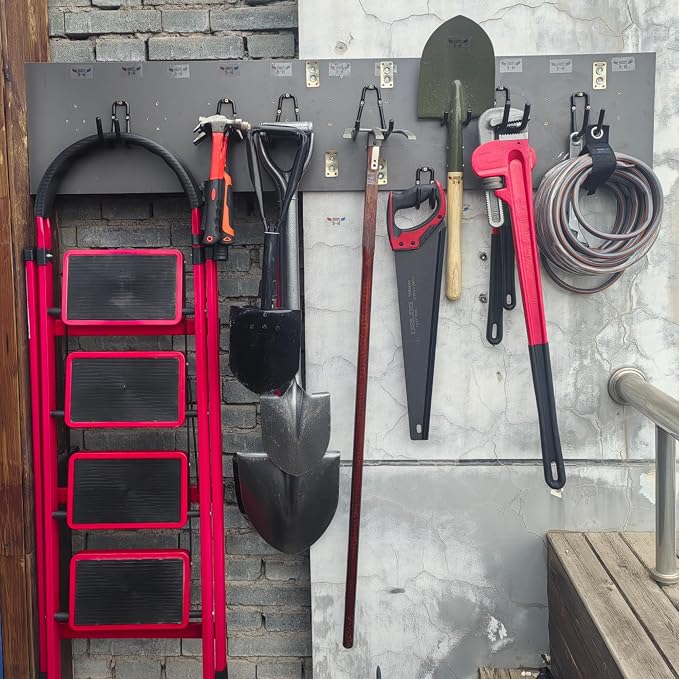 3-H Garage Hooks, Heavy Duty 10 Pack Wall Mount Storage Organizer