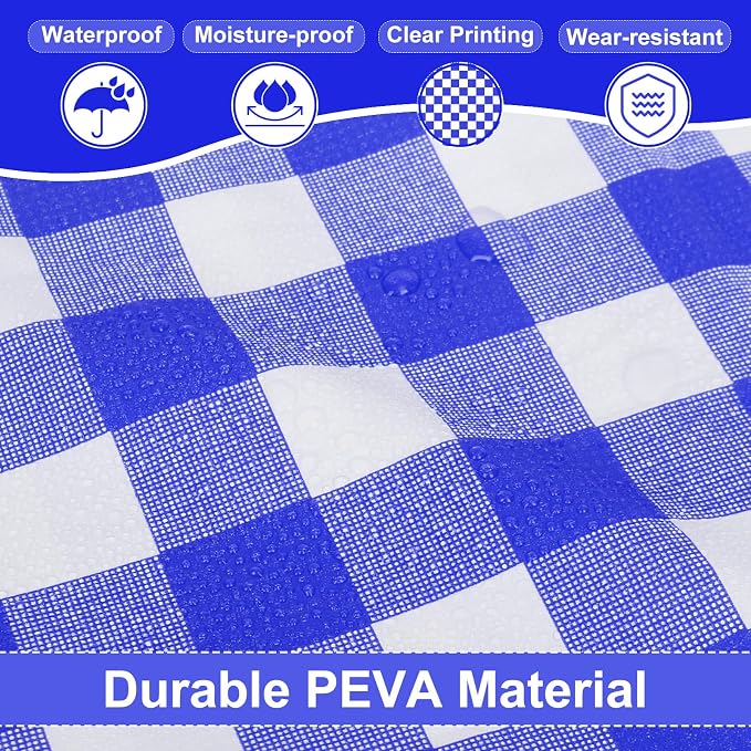 4 Pcs Disposable Outdoor Picnic Blankets 70.9''x70.9'' Portable Pocket Blanket Foldable Waterproof Picnic Mats Sandproof Beach Blanket with Ground Spikes for Beach Travel Hiking Camping