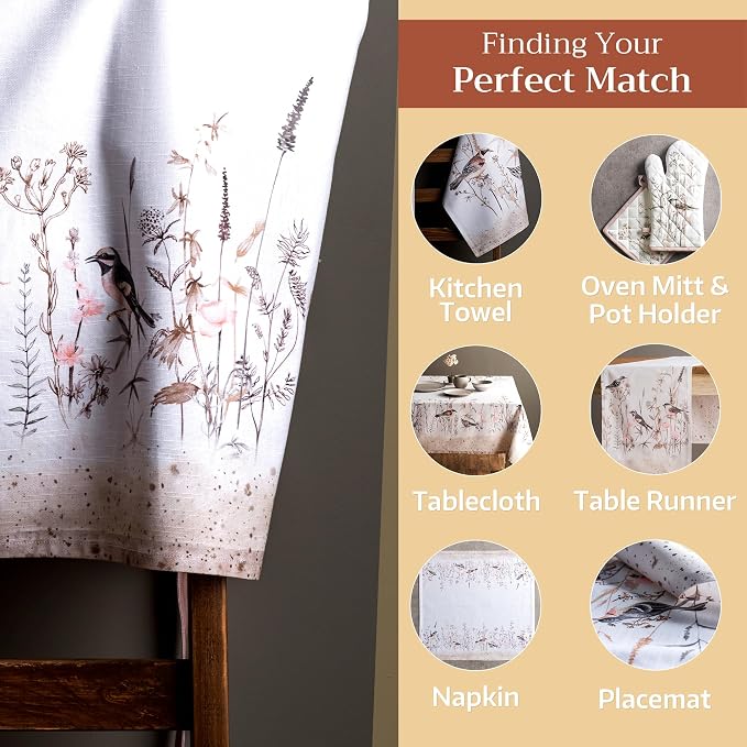 Maison d' Hermine Aprons for women with Pocket 100% Cotton (27.50"x31.50") | Adjustable Neck Strap & long ties Apron Men Chef Wedding Cooking Gardening Server Maid
