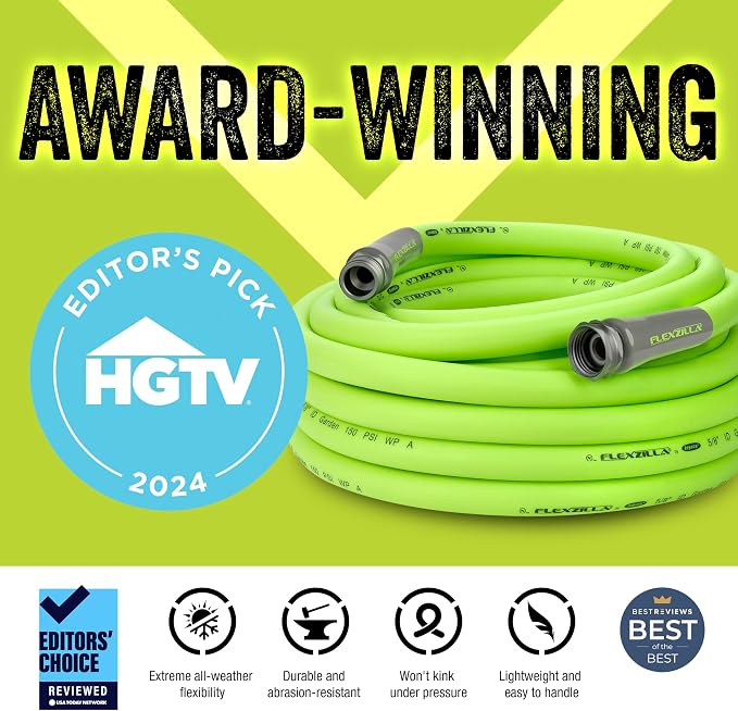 Flexzilla Garden Hoses with SwivelGrip - 25 ft. and 50 ft.