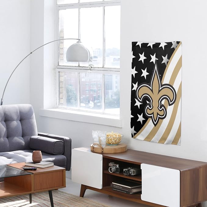 NFL Double Sided Team Logo Vertical Flag (40" x 28")