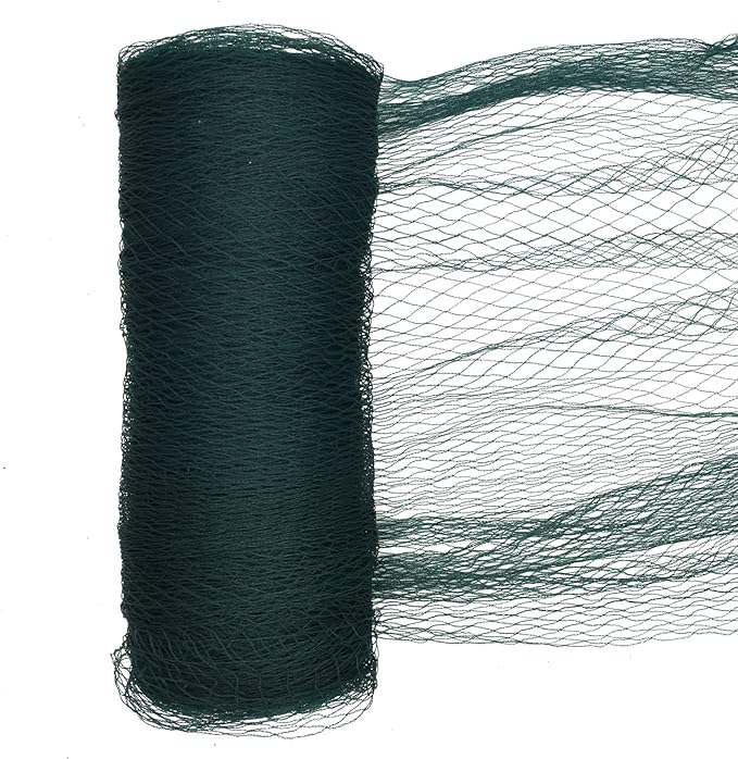 Bird Netting 25'x50' with 1" Square Mesh Bird Net Garden Netting for Chicken Coop, Aviary, Deer Fence, Fruit Tree