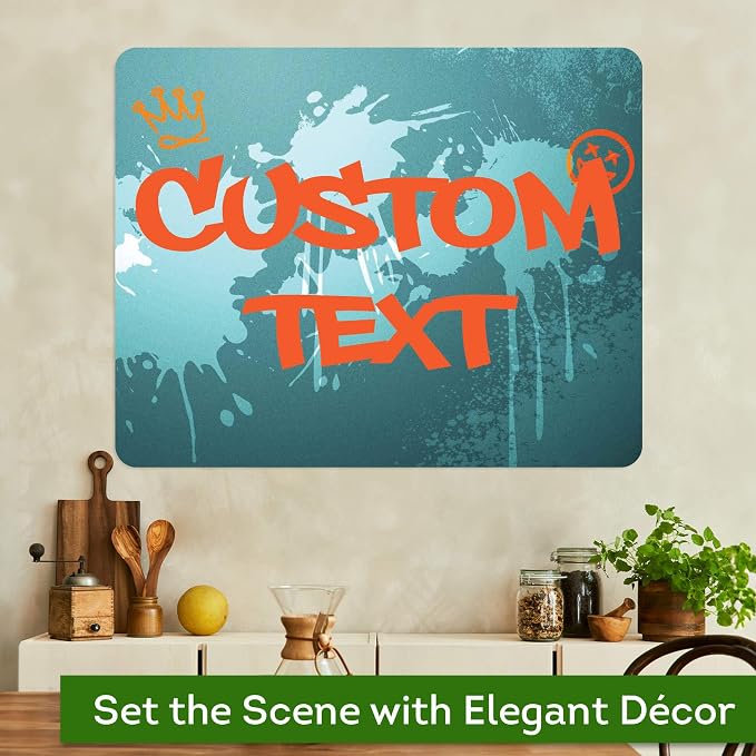 Custom Sign, Custom Street Sign, 11 Font Colors, 13 Font Styles, 4 Hole Options, 22 Sizes, 24x30 Inches, Rust Free DiBound, Fade Resistant, Made in USA by My Sign Center (Graffiti)