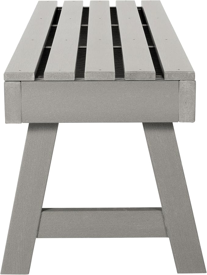Highwood Weatherly Picnic Bench, 4ft, Harbor Gray