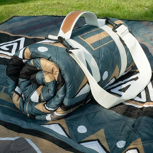 Genovega Waterproof Picnic Blanket Outdoor Camping Beach Mat Rug Extra Large Foldable Car Essential Roadtrip Gadget Accessories Glamping Tent Gear Must Haves Hiking Stuff Backpacking Necessities Gift