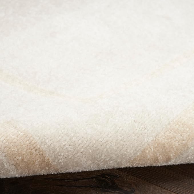 Nourison Home Nourison Essentials Ivory Gold 2' x 4' Area Rug - Easy Clean, Non Shedding, Bed Room, Living Room, Dining Room, Kitchen (2' x 4')