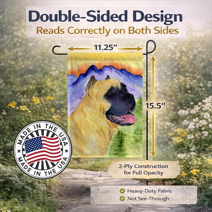 Caroline's Treasures SS8233GF Cane Corso Garden Flag Mailbox Flag Decorative Yard Flag Banner Outside Patio Artwork Yard Flower Beds, Garden Size, Multicolor