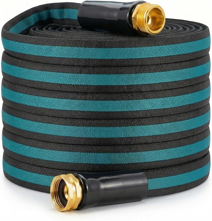 100FT Lightweight Garden Hose – Kink-Resistant, Flexible, High-Pressure Hose for Outdoor Watering, Lawn Care, Garden, and Car Cleaning