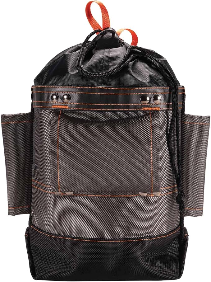 Ergodyne Arsenal 5926 Topped Bolt Bag Tool Pouch – Short, Polyester , Gray