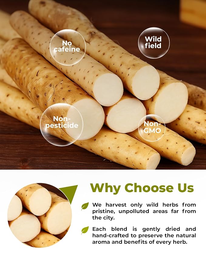 4 oz Wild Yam Root Herbal Tea (Dioscorea) - 113g Wild Yam Root Loose Herb Tea Ñame Silvestre