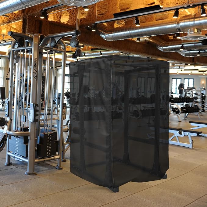AKEfit Strength Training Cover, Waterproof & Dustproof Gym Rack Cover with Zipper,Fit for Indoor and Outdoor