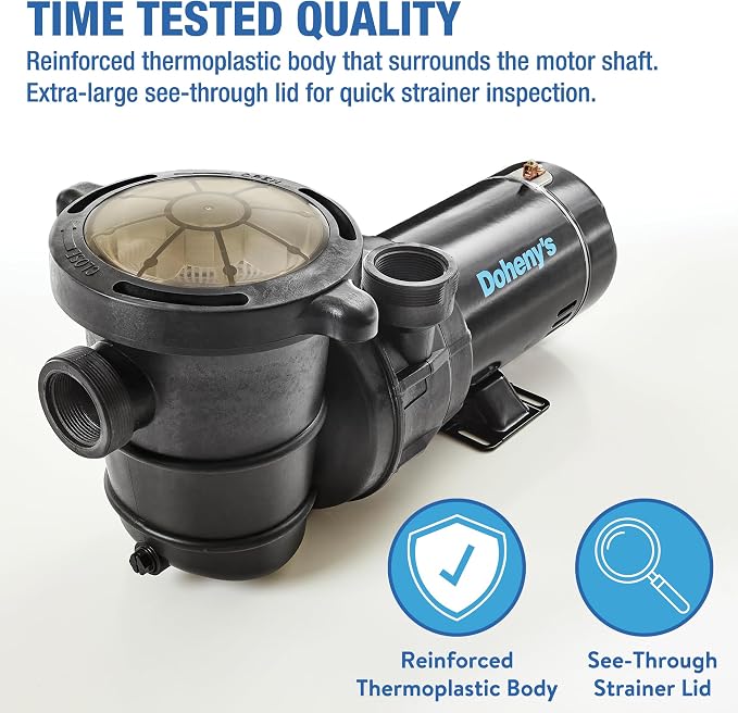 Doheny's Pool Pro Above Ground 2-Speed Swimming Pool Pumps (1.5 HP)
