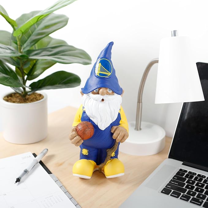 FOCO Unisex-Adult NBA Team Logo Outdoor Garden Gnomes