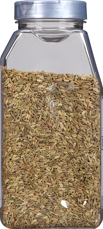 McCormick Culinary Whole Fennel Seed, 14 oz - One 14 Ounce Container of Bulk Fennel Seeds for Cooking, Perfect in Tea or Hot Beverages, Meats, Pizza and More